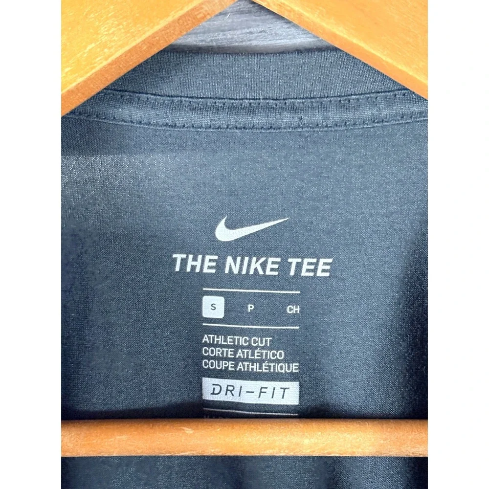Nike Mens Princeton Tigers Tennis Dri-FIT Long Sleeve Graphic T Shirt Gray Small
